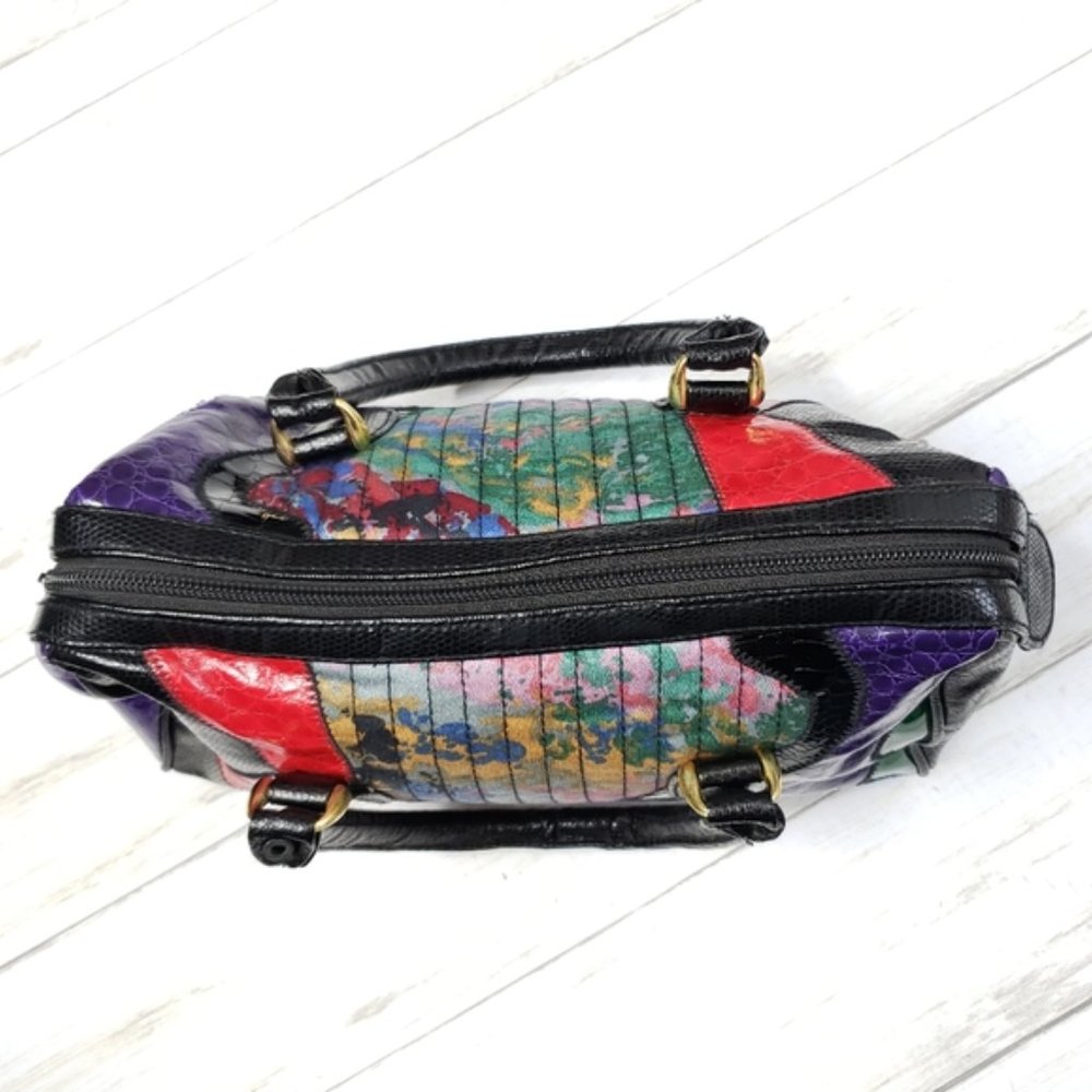 Vintage 90s JR Patchwork Purse - Picture 4 of 8